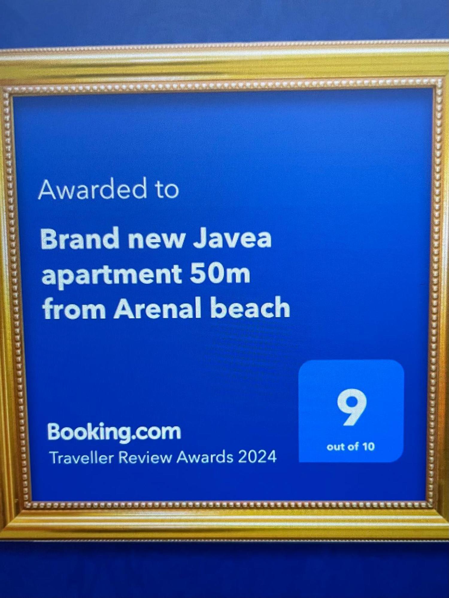 Brand New Javea Apartment 50M From Arenal Beach Exterior foto